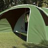 vidaXL Tunnel Tent 6-Person Green and White 700 x 590 x 215 cm
