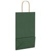 vidaXL Paper Bags 50 pcs with Handles Green 21x11x36 cm
