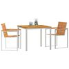 vidaXL Garden Dining Set 3 pcs Brown Solid Acacia Wood