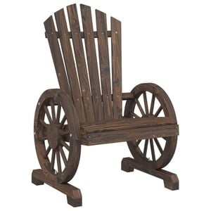 vidaXL Garden Adirondack Chair Solid Wood Fir