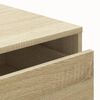 vidaXL Corner Chest of Drawers Sonoma Oak 40x41x76 cm Engineered Wood