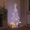 vidaXL Christmas Tree with 160 LEDs Multicolour 150 cm Acrylic
