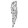 vidaXL Wings Sculpture Silver 31 x 5 x 91 cm Aluminium