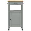 vidaXL Kitchen Trolley MONZA 48x40x88.5 cm Solid Wood Pine