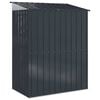 vidaXL Garden Sheds Anthracite 137 x 81 x 180 cm Metal
