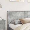 vidaXL Headboard Concrete Grey 200 cm Engineered wood