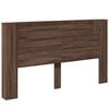 vidaXL Headboard Brown Oak 180 x 16.5 x 103.5 cm Engineered Wood