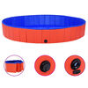 vidaXL Foldable Dog Swimming Pool Red 200x30 cm PVC