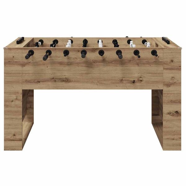 vidaXL Foosball Table Artisan Oak 146.5 x 74 x 85 cm Engineered Wood