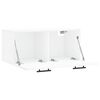 vidaXL Wall Cabinet White 80x36.5x35 cm Engineered Wood
