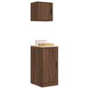 vidaXL Garage Cabinets 2 pcs Brown Oak Engineered Wood