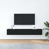 vidaXL TV Cabinets 2 pcs Black Oak 80x31x25.5 cm Engineered Wood