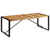 vidaXL Dining Table 220x100x75 cm Solid Mango Wood