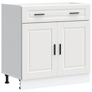 vidaXL Kitchen Base Cabinet&nbsp;Porto White Engineered Wood
