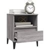 vidaXL Bedside Cabinets 2 pcs Grey Sonoma 40x35x50 cm