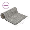 vidaXL Stone Liner Grey 1000x40 cm