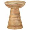 vidaXL Side Table &Oslash;37x45 cm Solid Wood Mango