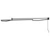 vidaXL Manual Retractable Awning Frame Anthracite 3 x 2 m Aluminium