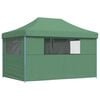 vidaXL Party Tent Folding Green 279 x 410 x 315 cm Oxford Fabric