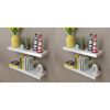 vidaXL Wall Shelves 4 pcs White 60 cm