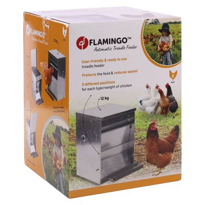 FLAMINGO Automatic Treadle Chicken Feeder Timo 12 kg