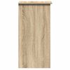 vidaXL Desk with Shelves Sonoma Oak 84x40x78 cm Engineered Wood