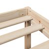 vidaXL Bookcase Bed without Mattress 90x190 cm Single Solid Wood Pine