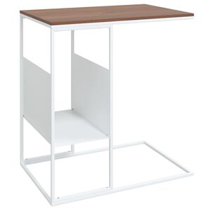 vidaXL Side Table white 55x36x59.5 cm Engineered Wood