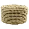 vidaXL Boat Rope 10 mm 250 m Natural