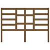 vidaXL Bed Headboard Honey Brown 141x4x104 cm Solid Wood Pine