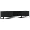 vidaXL TV Cabinet Black 180x35x41 cm Engineered Wood