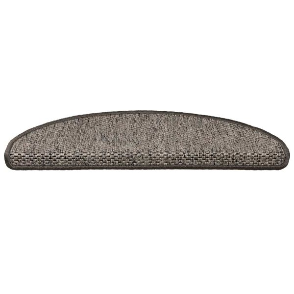 vidaXL Stair Mats Self-adhesive Sisal-Look 30 pcs 65x21x4 cm Grey and Beige