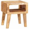 vidaXL End Tables with Shelf Brown 40 x 32 x 46 cm Solid Mango Wood