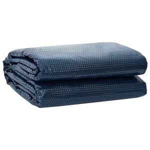 vidaXL Pool Cover Heavy Quality Black and Blue &Oslash; 549 cm 0.2 mm PE