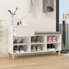 vidaXL Shoe Cabinet White 102x36x60 cm Engineered Wood