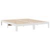 vidaXL Bed Frame without Mattress White 160x200 cm Solid Wood Pine