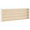vidaXL Wall Display Case Wall-Mounted Beige 100 x 8.5 x 36 cm
