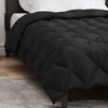 vidaXL Winter Duvet Black 200 x 155 cm Microfiber