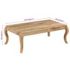 vidaXL Coffee Table 110x60x40 cm Solid Mango Wood