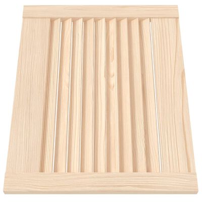 vidaXL Cabinet Doors Louvred Design 2 pcs 39.5x49.4 cm Solid Wood Pine