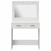 vidaXL Dressing Table White 78.5 x 41 x 135 cm Engineered wood