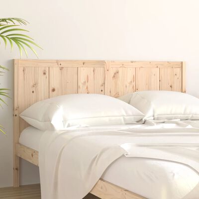 vidaXL Bed Headboard 155.5x4x100 cm Solid Pine Wood