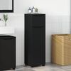 vidaXL Bathroom Cabinet Black 30.5 x 30 x 101 cm Engineered Wood