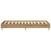 vidaXL Bed Frame No Mattress Artisan Oak 90x190 cm Single Engineered Wood