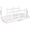 vidaXL Garden Bridge with Railings 150x67x56cm Solid Wood Spruce