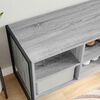 vidaXL Shoe Cabinet Grey Sonoma 60 x 35 x 44 cm Engineered Wood