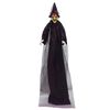 vidaXL Halloween Talking Witch Purple 216 x 125 cm Polyester