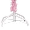 vidaXL Artificial Pre-lit Christmas Tree with Ball Set Pink 210 cm PVC