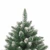 vidaXL Artificial Christmas Tree with 300 LEDs with Stand Green 210 cm