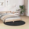 vidaXL Anti-slip Shaggy Rug Dark grey 160 x 160 cm PP